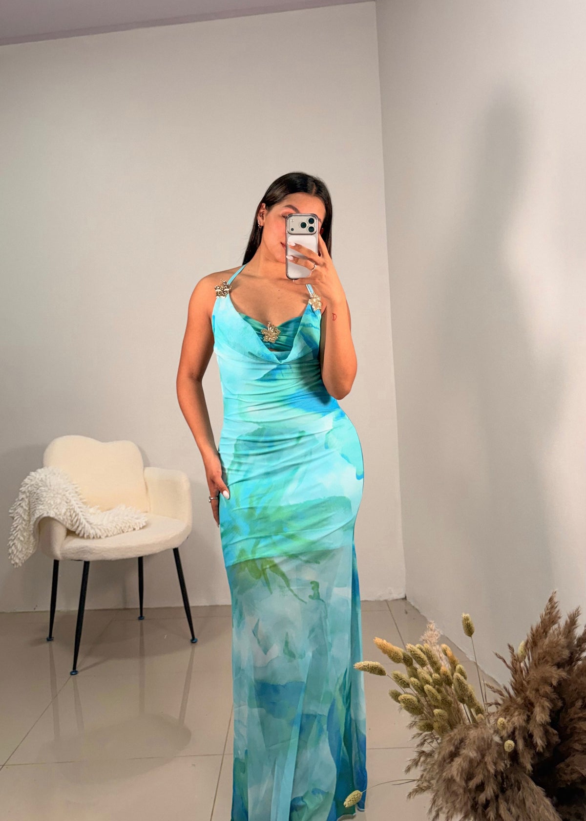 Vestido largo playero